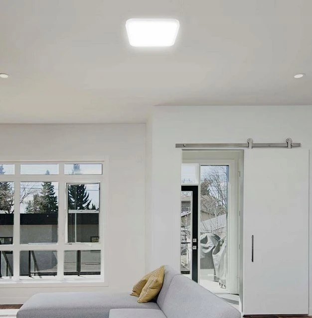 Sieninis šviestuvas V-tac 24W LED paviršinis šviestuvas, kvadratinis, baltas, 3000K, IP44