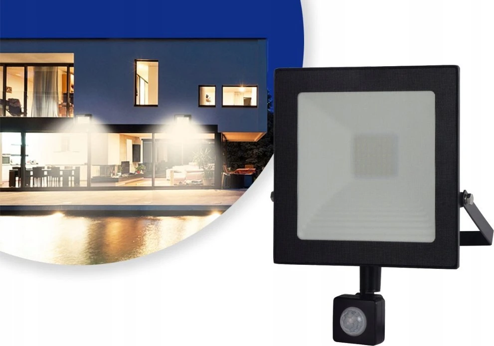 Lubinis šviestuvas Loyal Lighting ML lauko LED lempa 4250 lm LUMILEDS IP65 4K jutiklis