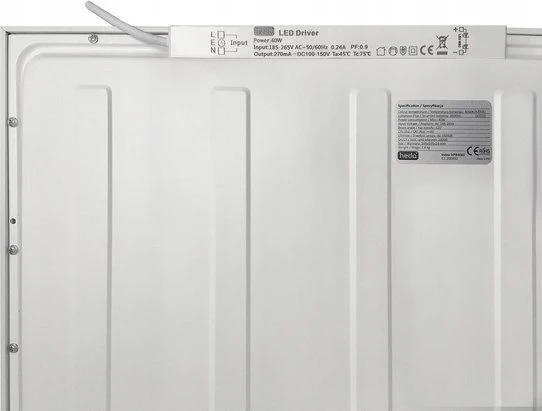Lubinis šviestuvas Lubinė lempa BestService Lumax Backlite LED Panel HPB4060 840 40W 4400lm 120 20 60x60cm