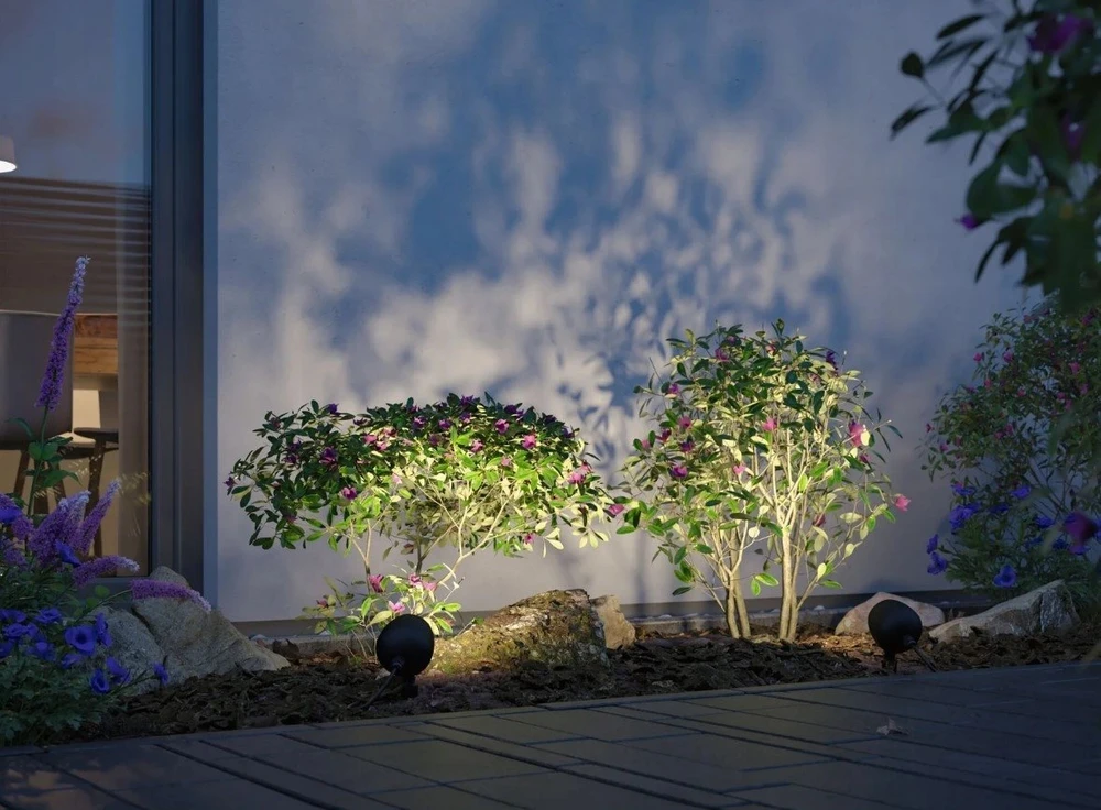 Lubinis šviestuvas Paulmann Garden prožektorius Plug & Shine KIKOLO LED 7.2W 20 laipsnių. 460lm 3000K IP65 24V antracitas