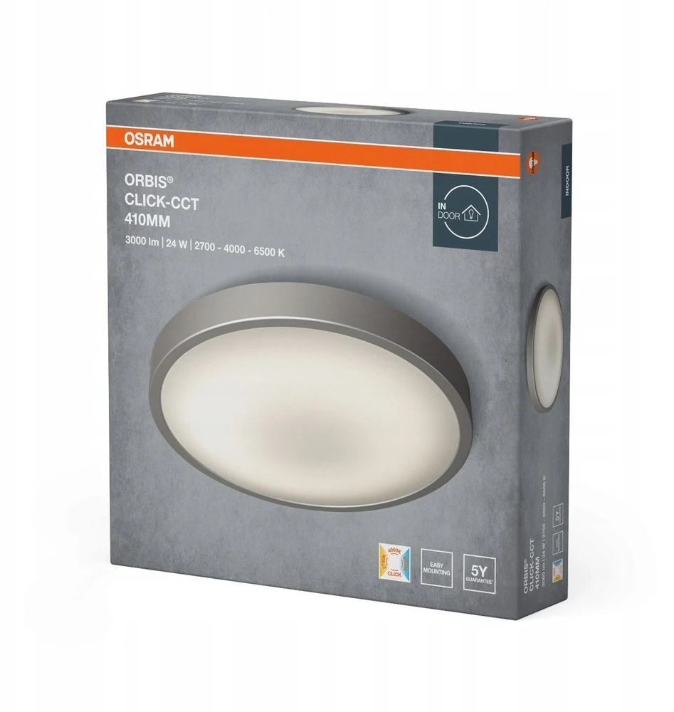 Lubinis šviestuvas Šviestuvas lubų Osram Orbis , 24 W, LED, 2700 - 6500 °K