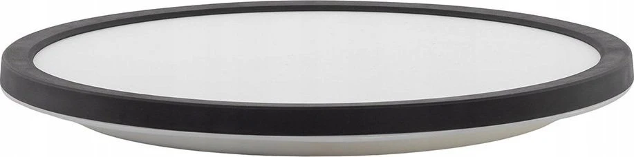 Lubinis šviestuvas TK Lighting TK Lighting Aqua Juodas Small 6901 lubų lempos apskritimas su jungikliu ant korpuso 1x24W LED 3000/4000/6500K juoda/balta