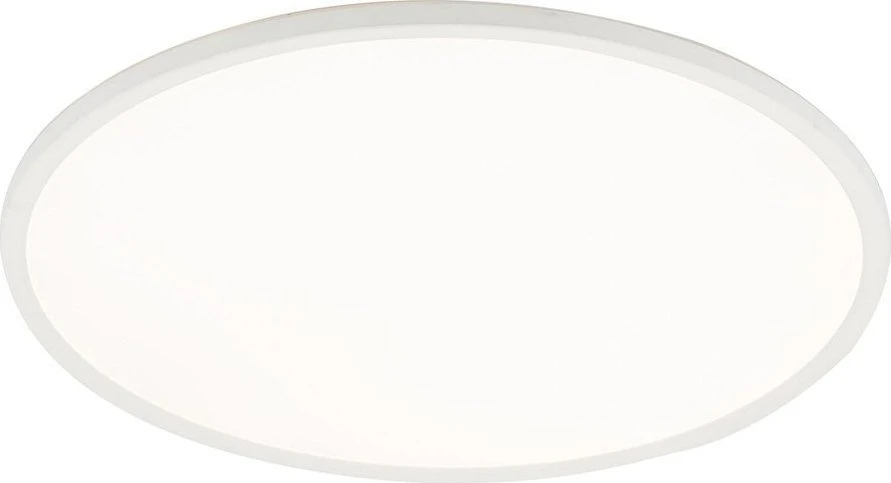 Lubinis šviestuvas TK Lighting TK Lighting Aqua Baltas Didelis 6904 lubų lempos apskritimas su jungikliu ant korpuso 1x45W LED 3000/4000/6500K balta