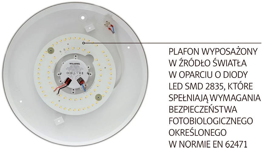 Lubinis šviestuvas Plastrol Lubos žibintas KEL