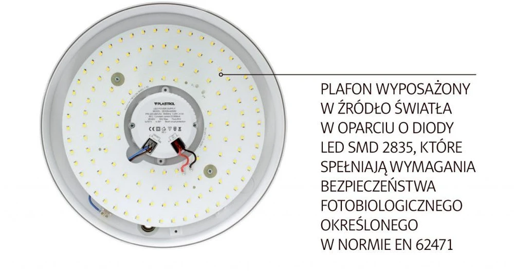 Lubinis šviestuvas Plastrol Lubos žibintas KEL Sun 1x9W LED (W-97626)