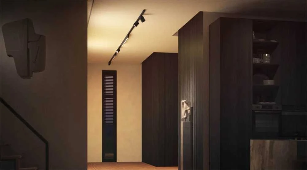 Lubinis šviestuvas Lubų šviestuvas Signify Philips Hue Perifo Basic-Set Deckenl. 3 taškai + šviesoforo juosta, juoda