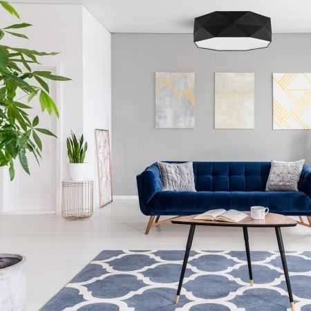 Lampa sufitowa Candellux TK Lighting lubinis šviestuvas Kantoor Juodas