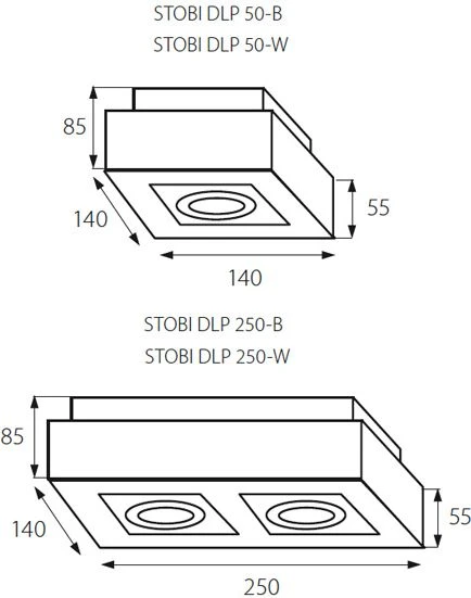 Lubinis šviestuvas Lubų žibintas Kanlux Stobi 1x50W (26830)