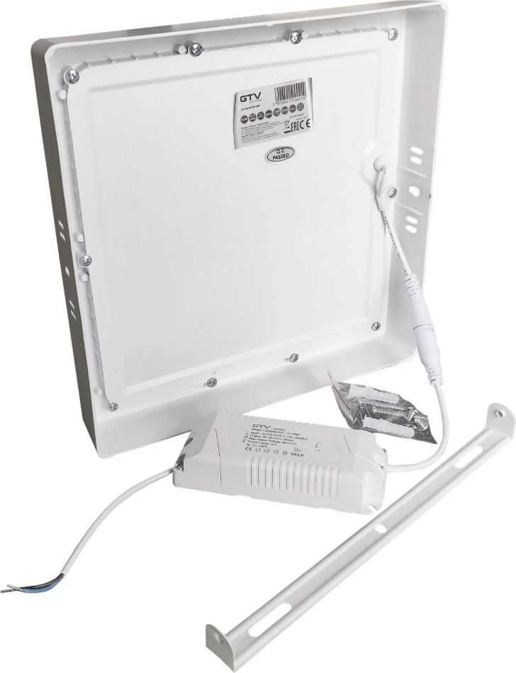 Lubinis šviestuvas GTV LED šviestuvas MATIS PLUS, 19W, 1520lm, AC220-240V, 50/60Hz, 120°, 4000K, paviršinis apšvi