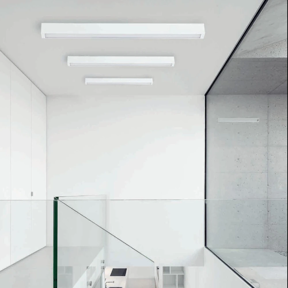 Lubinis šviestuvas Nowodvorski Plafonas valgomajam STRAIGHT CEILING 7558 baltas lubinis šviestuvas