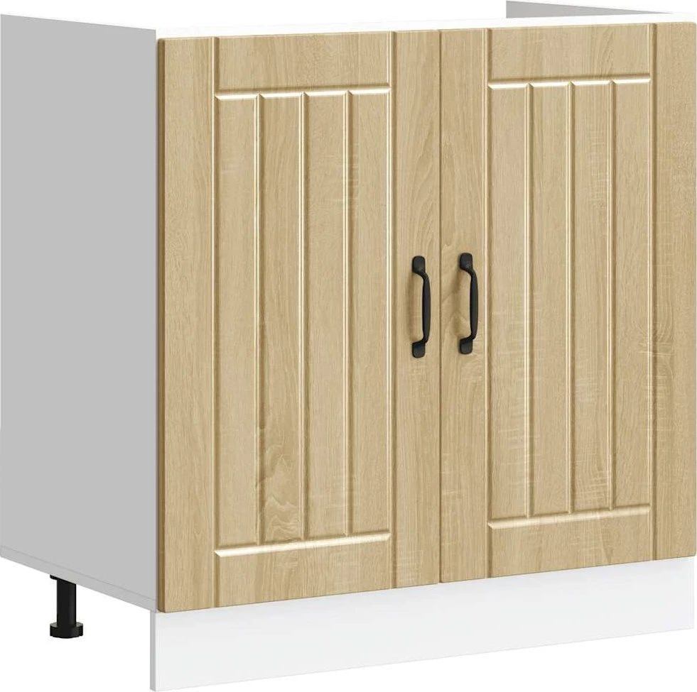 kriauklės pagrindo spintelė "Lucca" Sonoma Oak Engineered Wood