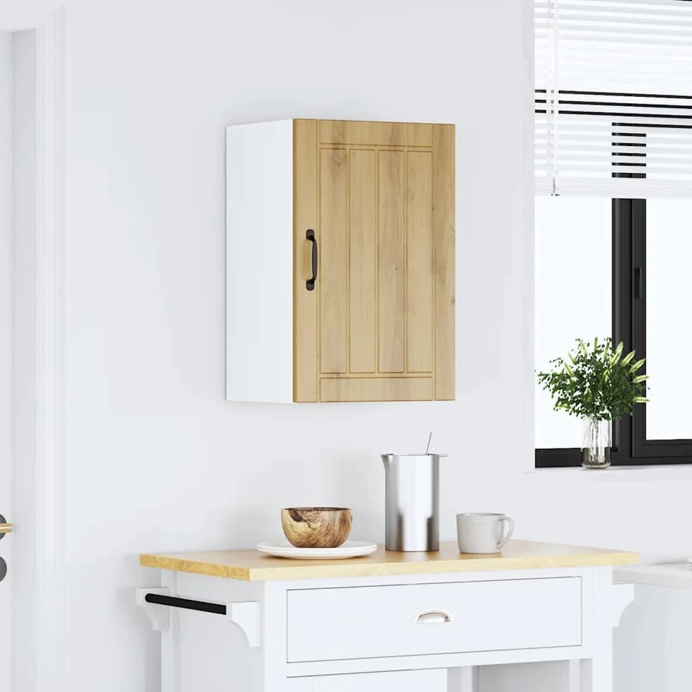 Sieninė virtuvės spinta "Lucca" Artisan Oak Engineered Wood