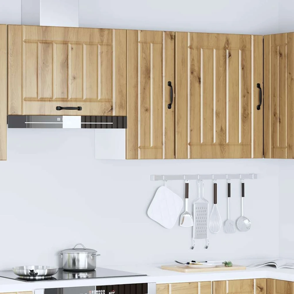 Sieninė virtuvės spinta "Lucca" Artisan Oak Engineered Wood