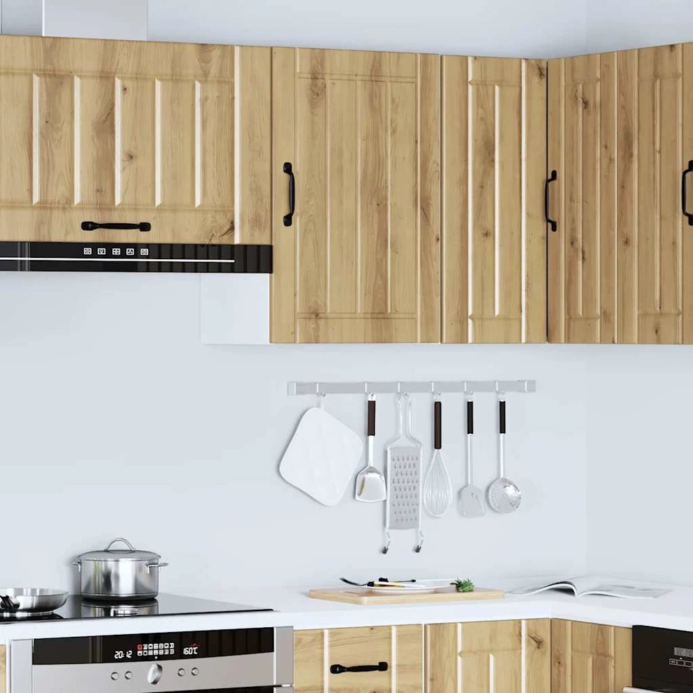 Sieninė virtuvės spinta "Lucca" Artisan Oak Engineered Wood