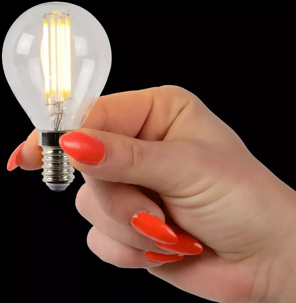 Lucide LED lemputė 49022/04/60 Lucide E14 4W 2700K 360lm permatoma