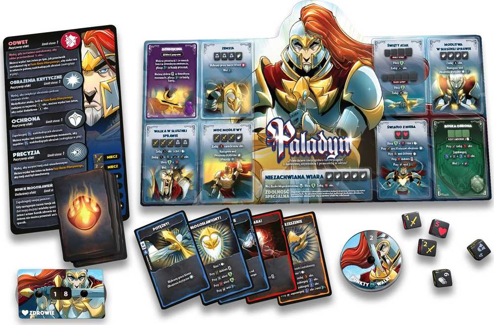 Lucky Duck Games „Lucky Duck Dice Throne“: 2 susidūrimas – vienuolis prieš Paladiną