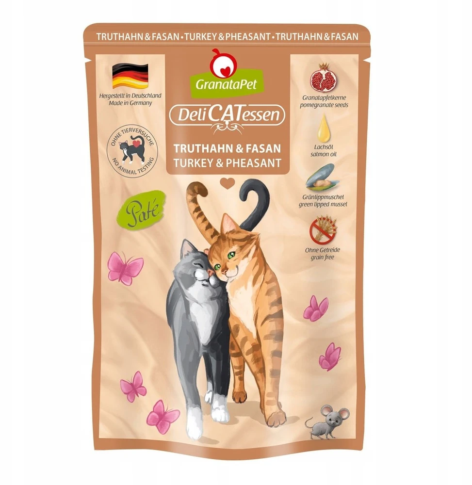 GRANATAPET DeliCATessen kalakutiena and pheasant – šlapias kačių maistas – 85g