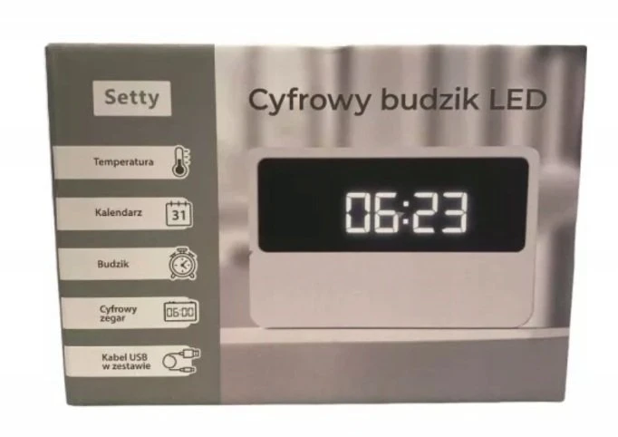 LUK Setty žadintuvas su LED apšvietimu žalias