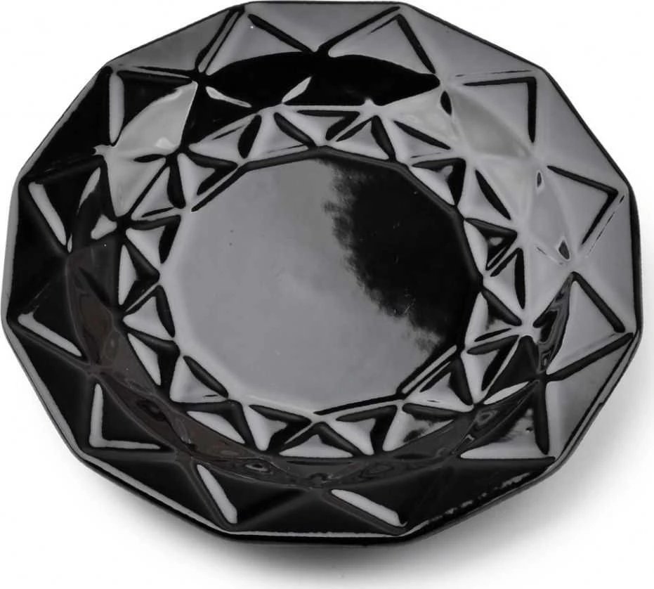 Affek Design ADEL Juodas Desertinė lėkštė 19,5cm
