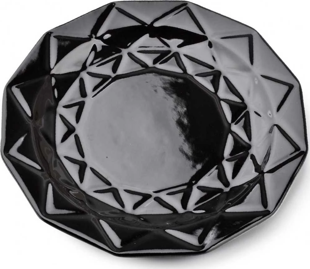 Affek Design ADEL Juodas Lėkštė 24cm