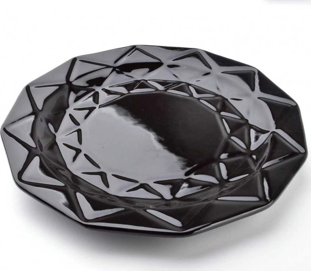 Affek Design ADEL Juodas Lėkštė 24cm