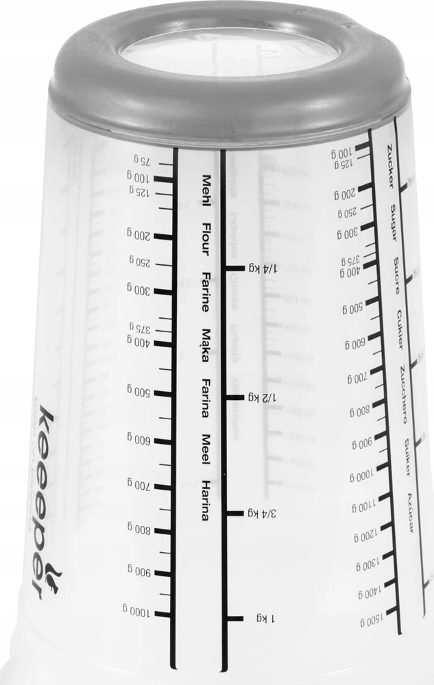 Keeeper Lumarko Ąsotis su matavimo puodeliu ir neslystančia funkcija 1,5 l Nordic Pilkas (10492) Lumarko!
