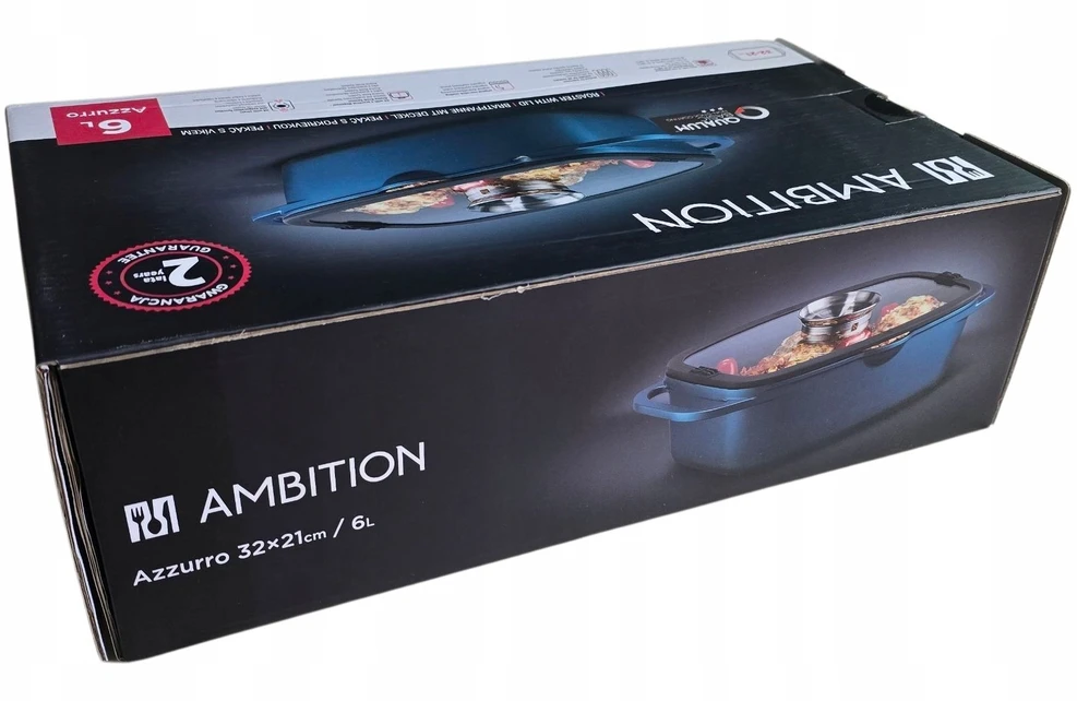 Lumarko Kepimo forma su „Qualum Basic Azzurro“ danga 32 x 21 cm AMBITION