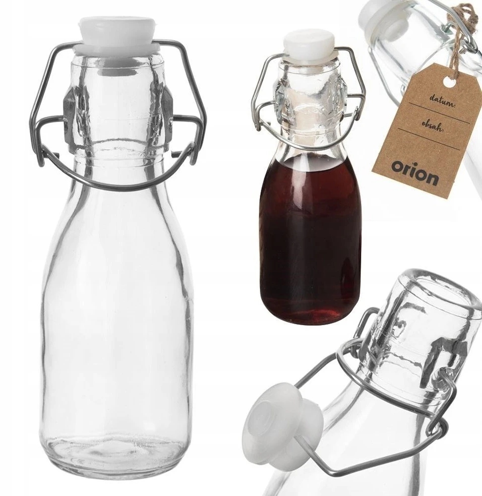 Lumarko Orion Stiklinis butelis 160 ml su kamščiu