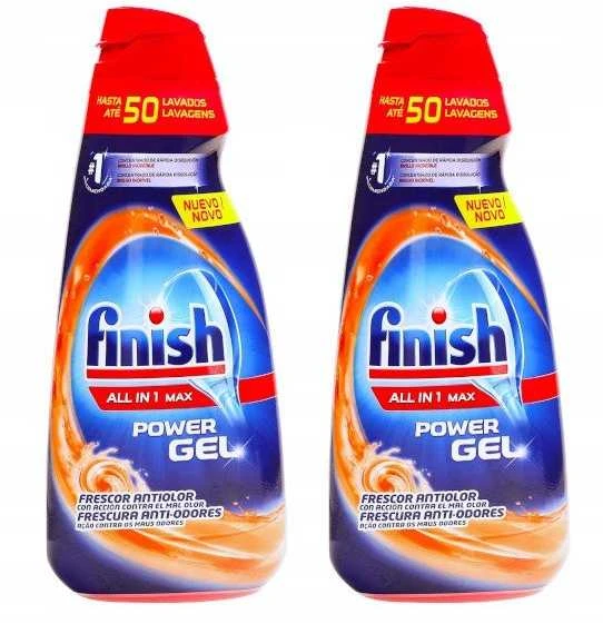None Mondex CALGONIT/FINISH indų plovimo gelis 1000 ml viskas viename 50 plovimų Anti-kvapas