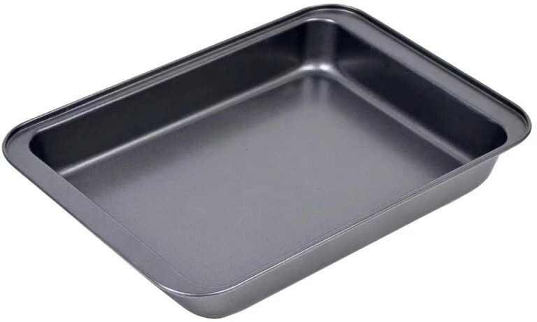Kepimo forma Rosberg 5R51222I42, stačiakampė 42×28×5 cm, anglinis plienas, nelipni danga, tamsiai pi