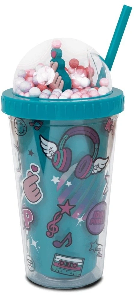 coolpack Puodelis su šiaudeliu K-POP 450 ml