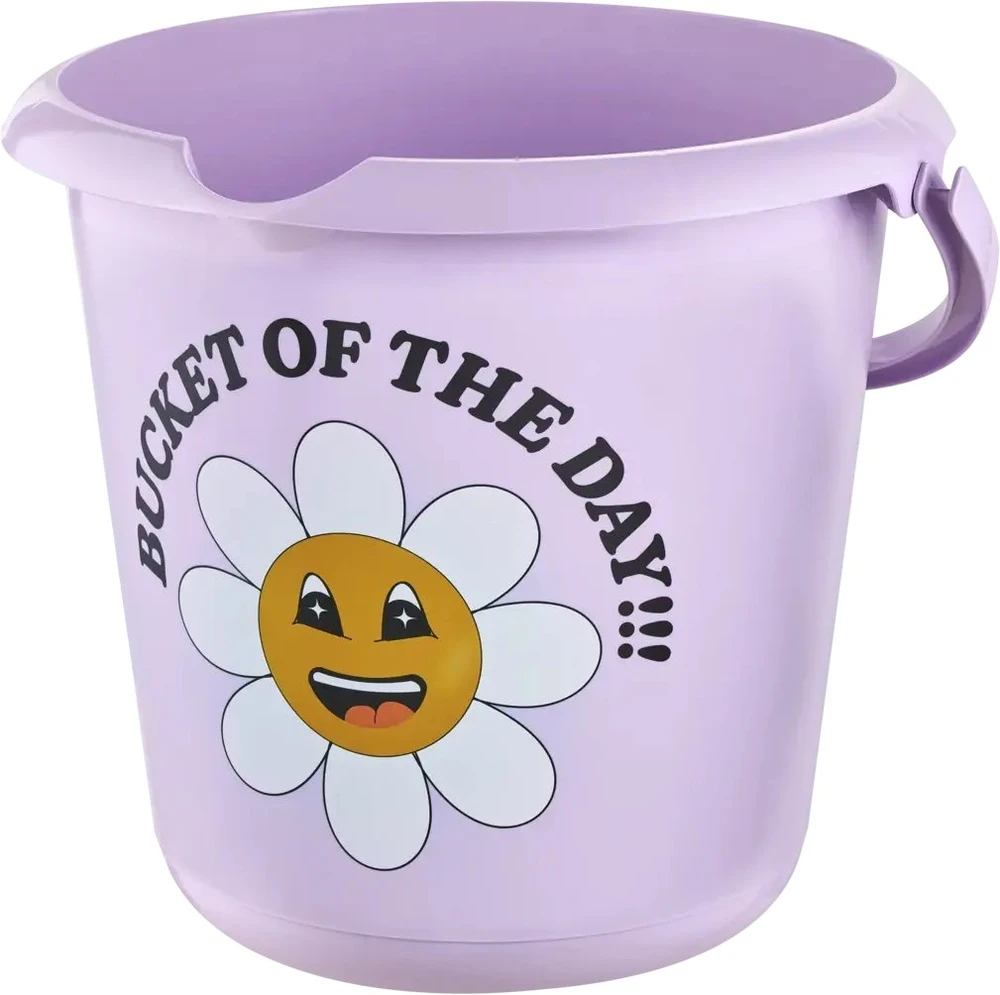 Lumarko Keeeper Spainis deko 10L Ilvie "Happy Flower" Ø30x28cm violets