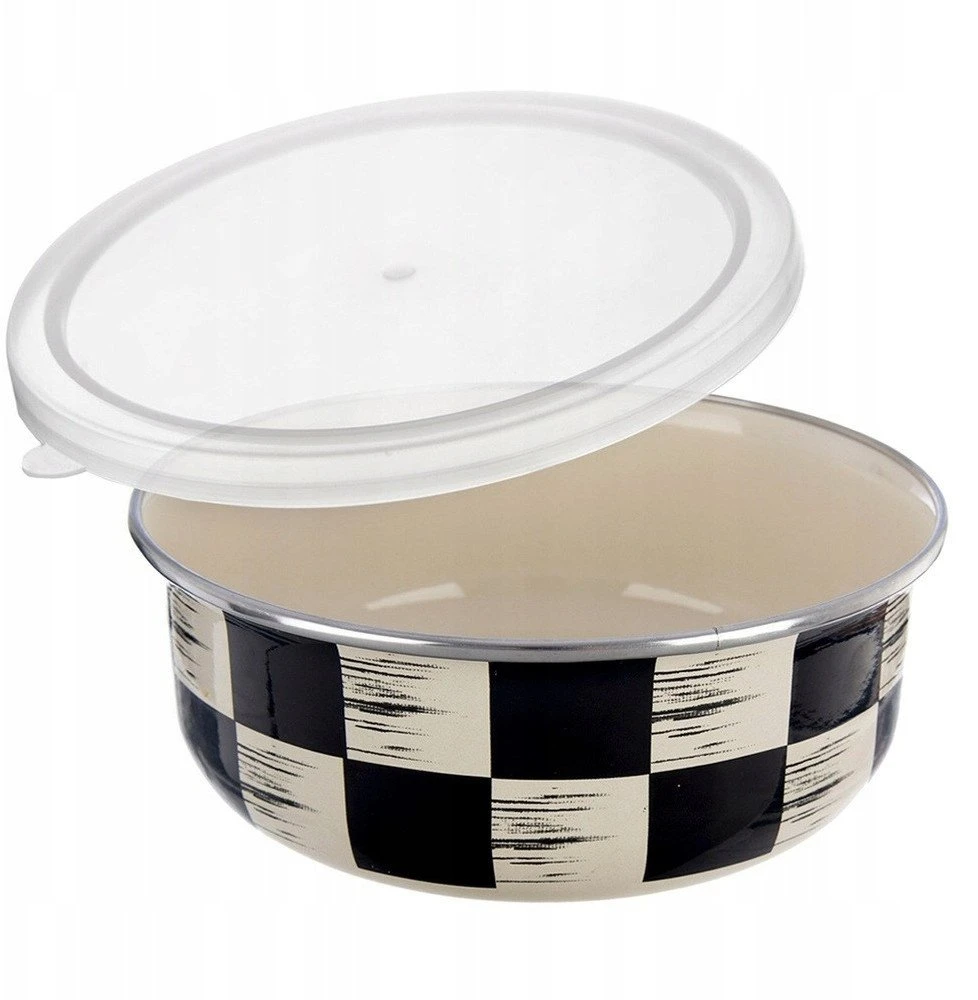 Lumarko Orion Emailinė salotų dubuo 19 cm 1,5 L su dangčiu