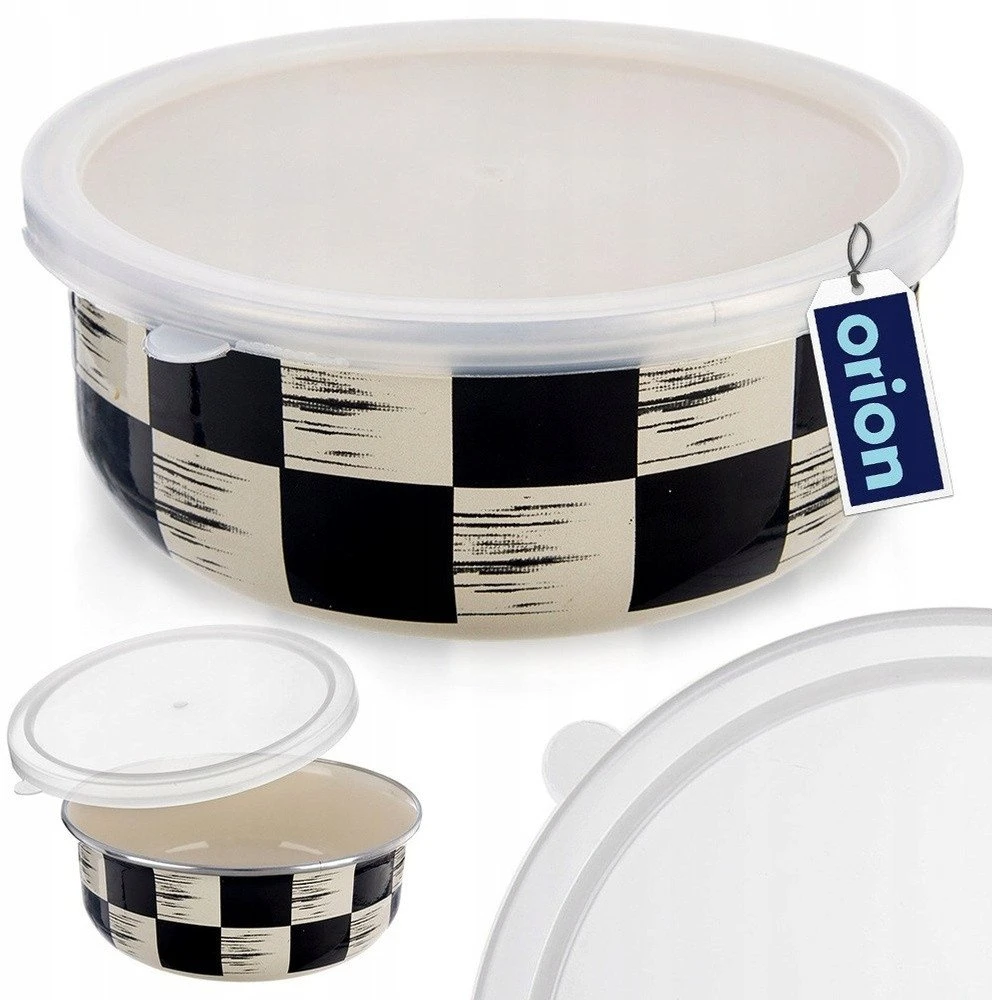 Lumarko Orion Emailinė salotų dubuo 19 cm 1,5 L su dangčiu