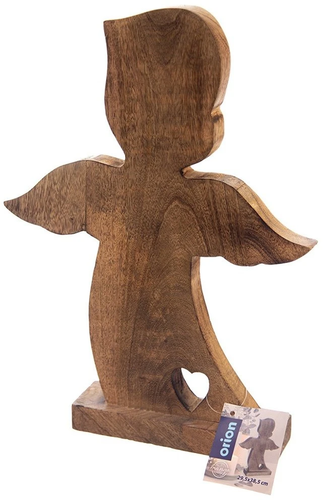 Lumarko Orion Medinė figūrėlė Angelė 38,5 cm, natūrali mangų mediena