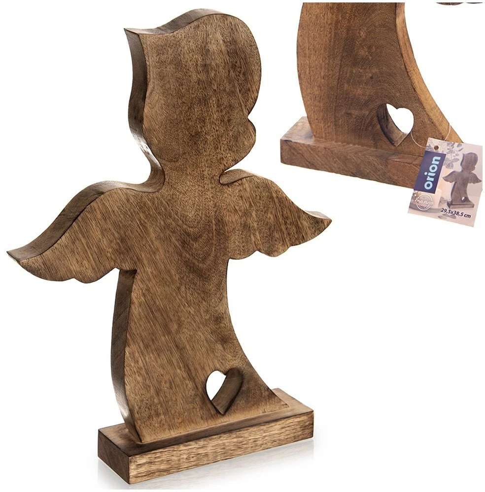 Lumarko Orion Medinė figūrėlė Angelė 38,5 cm, natūrali mangų mediena
