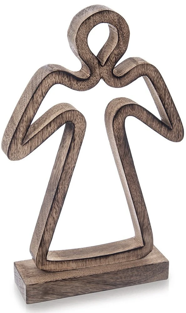 Lumarko Orion Medinė figūra Angelė 29 cm - Natūralus mangų medis