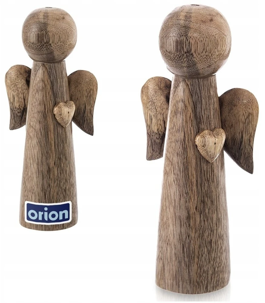 Lumarko Orion šventinė figūrėlė angelas iš mango medienos 21 cm