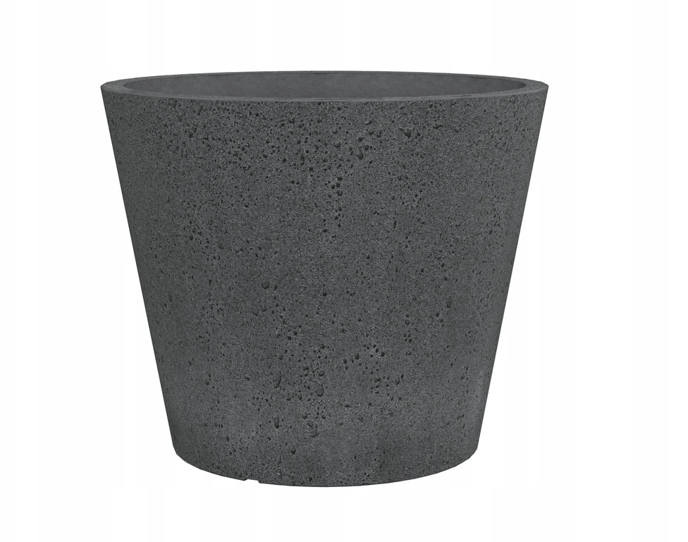 Lumarko FLOWERPOT PLASTIC 238/49 STONY Juodas D49