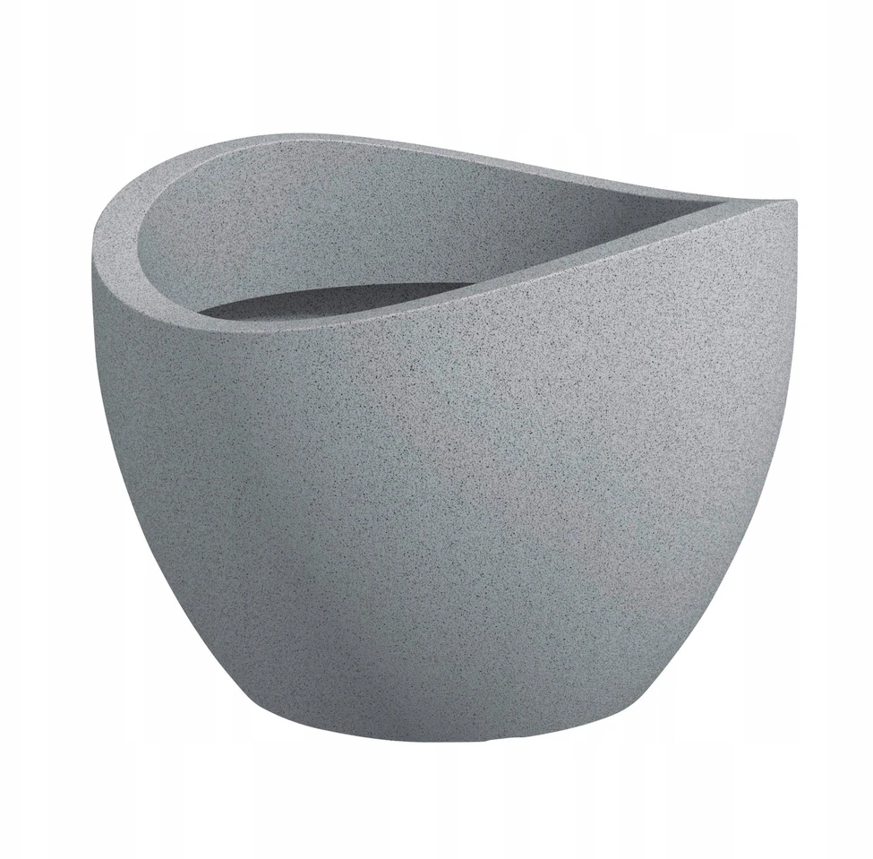 Lumarko FLOWERPOT PLASTIC 250/50 STONY Pilkas D50