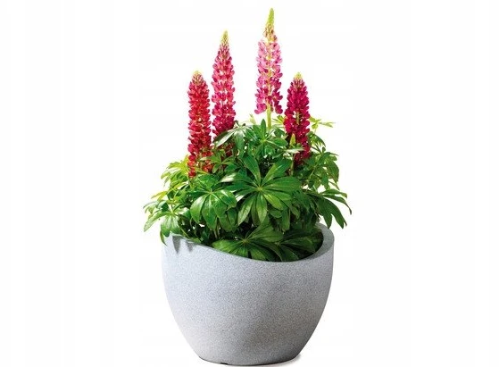 Lumarko FLOWERPOT PLASTIC 250/50 STONY Pilkas D50