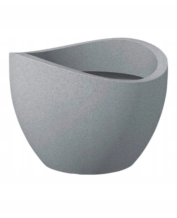 Lumarko FLOWERPOT PLASTIC 250/50 STONY Pilkas D50