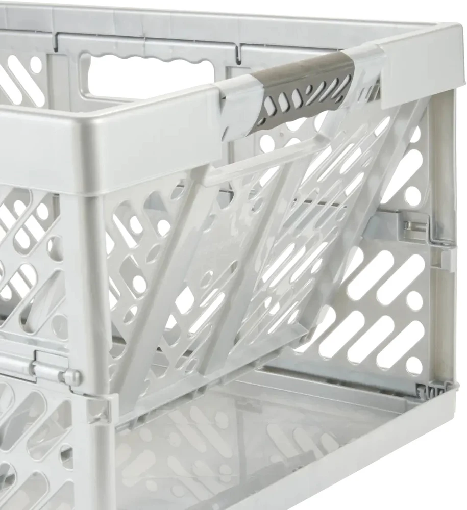 Lumarko Folding box with load capacity iki 50kg Ben 54x37x28cm 45L light sidabrinis color (0610297160)