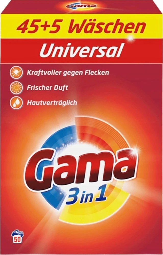 Lumarko Gama/Vizir Proszek 45+5p Universal 3kg Do Prania !