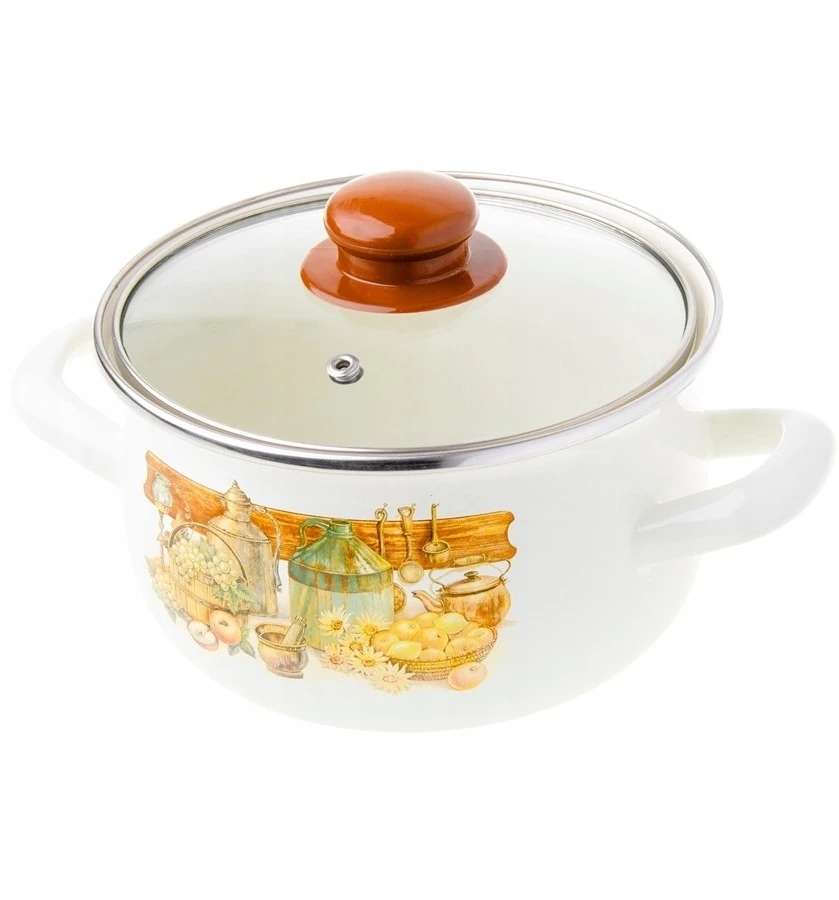 Odelo Lumarko Puodas OD 5016 BARYŁKA 18 CM 2.8 L EMALIA