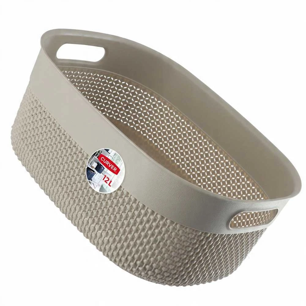 Curver / Keter CURVER BASKET M 12L / BEIGE
