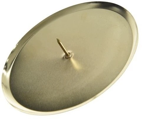 Lumarko Nežinomas Žvakių laikiklių rinkinys, aukso, D6 cm, 4 vnt.
