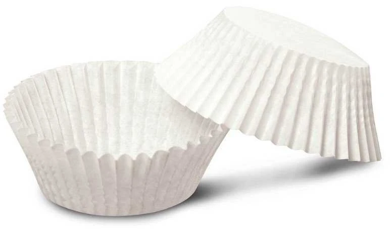Guardini keksiukų kepimo formos 100 vnt. baltas Easy Bake Bio Ø7x3cm