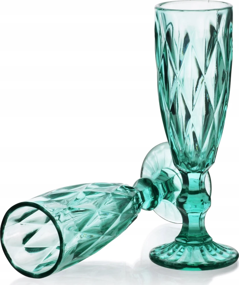 Affek Design ELISE TURQUISE 6 šampano taurių rinkinys 180ml