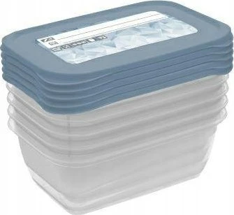 Keeeper „Mia magic ice“ rinkinys iš 5 indelių, 5 x 0,5 l, su daugkartinio naudojimo etikete